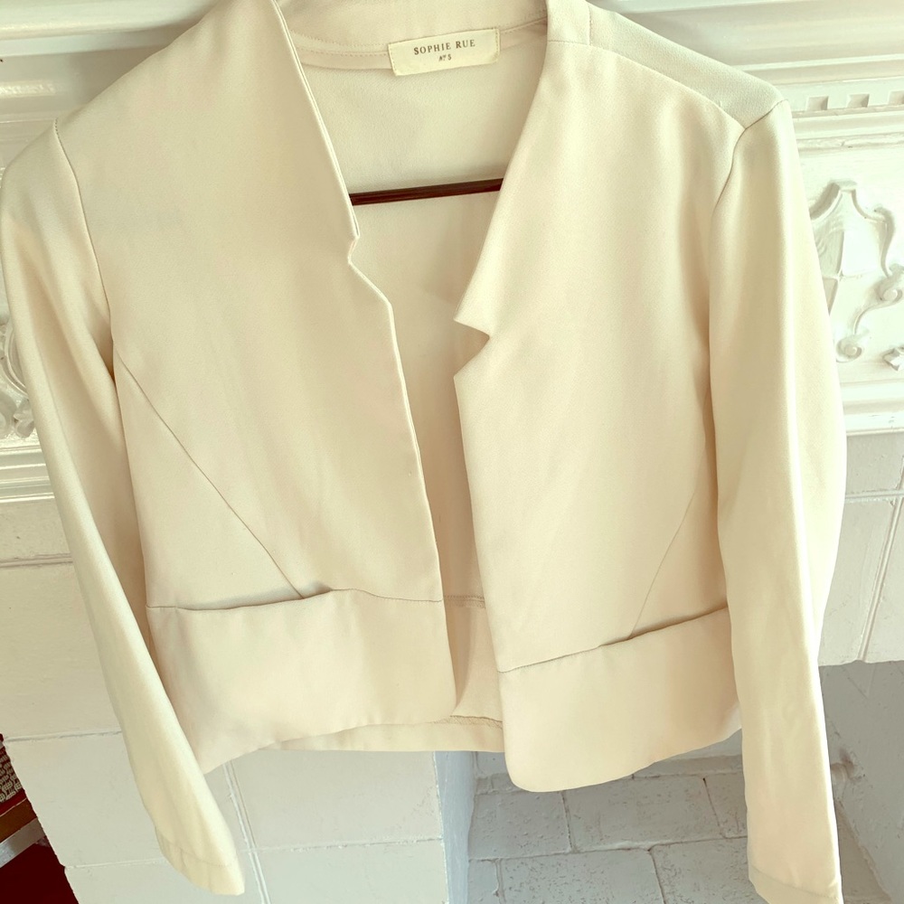 White Sophie Rose Blazer
